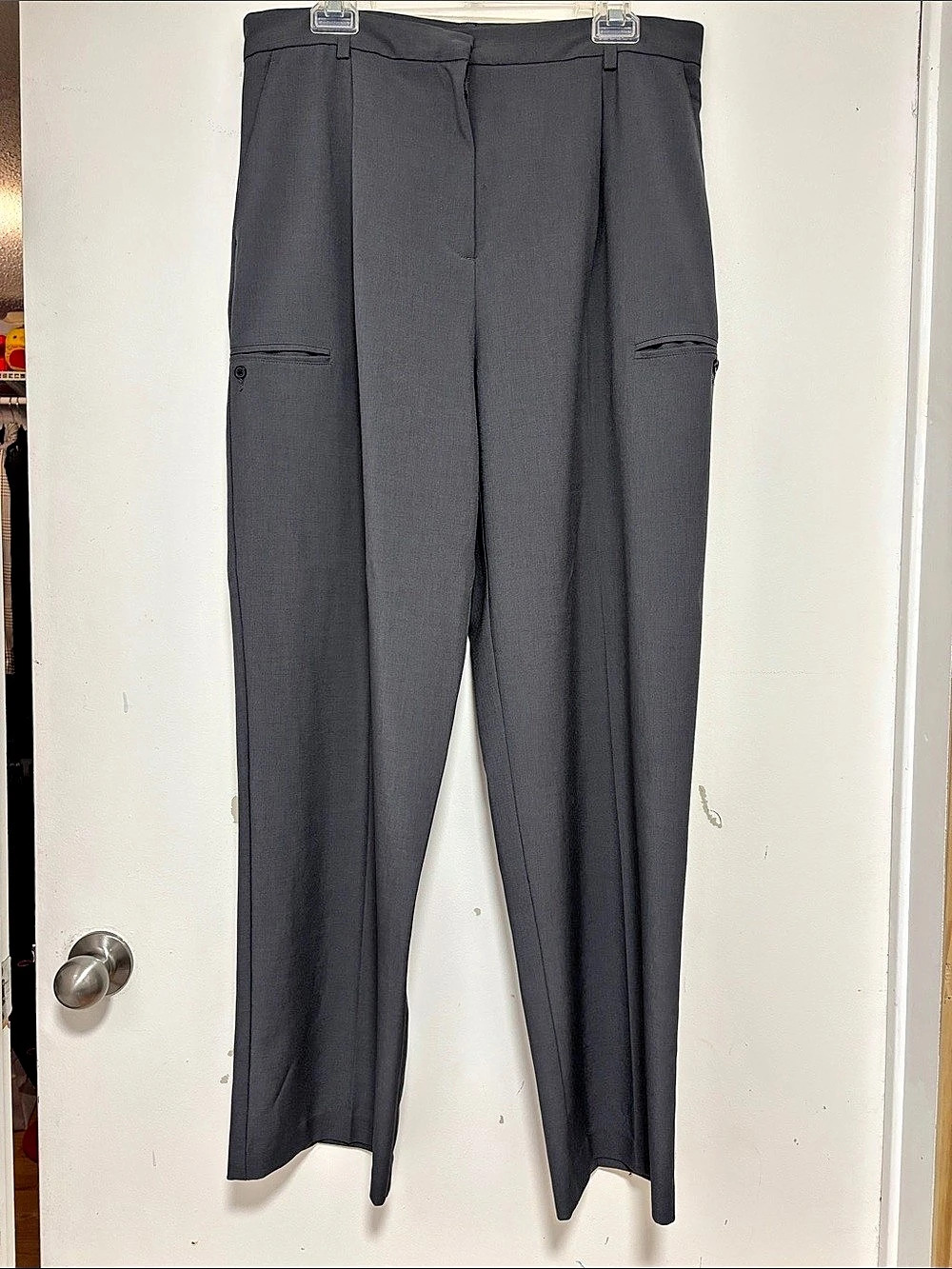 Dynamite Cargo Pants With Pleats Gray Trousers